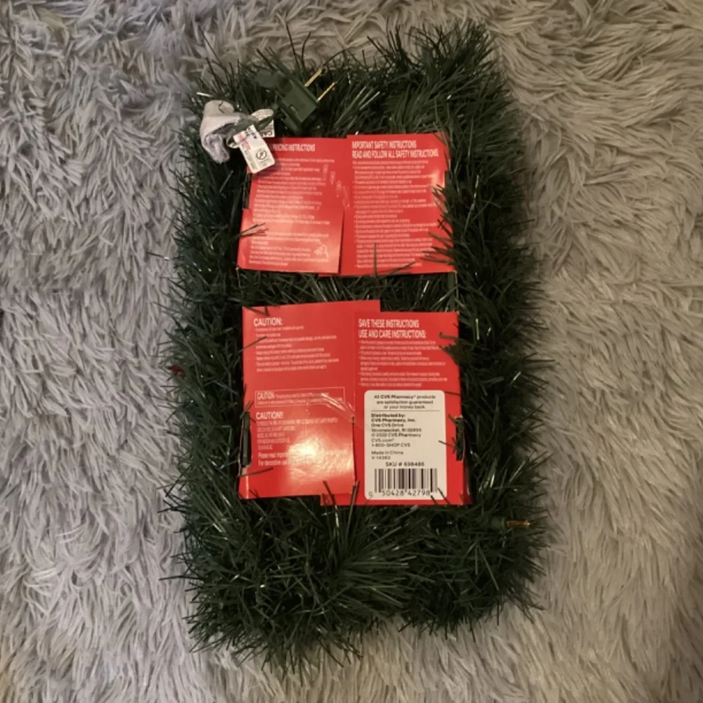 Merry Brite 18 Foot Lighted Garland New
